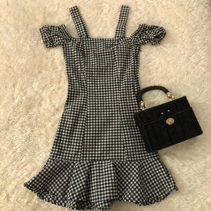 Black and white dress